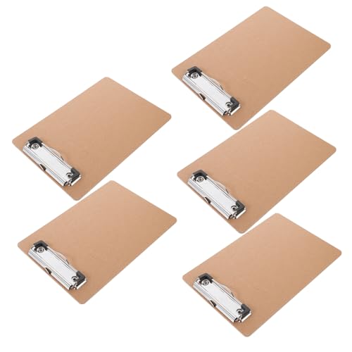 OSALADI 5 Stück Teiliges Klemmbrett Multifunktionales Schreibbrett für Büro und Schule für Dokumente und Notizen Leicht und Tragbar Format OSALADI 5 Stück Teiliges Klemmbrett Multifunktionales Schreibbrett für Büro und Schule für Dokumente und Notizen Leicht und Tragbar Format von OSALADI