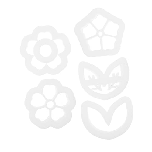 OSALADI 5 Stück Teiliges Polymer Clay Cutter Langlebigem Präzise Formen für DIY Schmuckherstellung für Handgemachte Ohrringe Blumen und Blattdesigns Vielseitiges Bastelwerkzeug von OSALADI