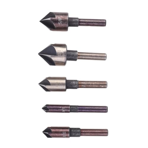 OSALADI 5 Stück Teiliges Rundgriff aus Hochgeschwindigkeitsstahl Entgrater für Holz und Kunststoff Präzises Entgraten und Fasen Rostfrei für Holzplatten und PVC Geeignet OSALADI 5 Stück Teiliges Rundgriff aus Hochgeschwindigkeitsstahl Entgrater für Holz und Kunststoff Präzises Entgraten und Fasen Rostfrei für Holzplatten und PVC Geeignet von OSALADI