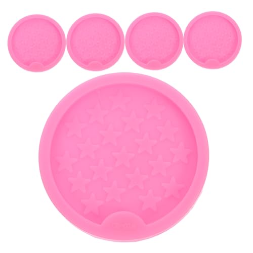 OSALADI 5 Stück Teiliges Silikon Untersetzer-formset mit Dekorativem Muster Wiederverwendbare Flexible Gießform für Epoxidharz DIY Resin Untersetzer Vielseitig für Handwerk Wohn OSALADI 5 Stück Teiliges Silikon Untersetzer-formset mit Dekorativem Muster Wiederverwendbare Flexible Gießform für Epoxidharz DIY Resin Untersetzer Vielseitig für Handwerk Wohn von OSALADI