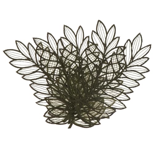 OSALADI 5 Stück Teiliges Stickerei Applikationen Blumen und Blattmuster zum Aufnähen für Diy Kleidung Taschen und Accessoires Design für Dekoration und Reparatur von OSALADI