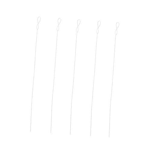 OSALADI 5 Stück Teiliges Superfine Perlnadeln Handgefertigte Beading Tools aus Metall Langlebig Elastisch Poliert für DIY Perlenfädeln und Schmuckherstellung OSALADI 5 Stück Teiliges Superfine Perlnadeln Handgefertigte Beading Tools aus Metall Langlebig Elastisch Poliert für DIY Perlenfädeln und Schmuckherstellung von OSALADI