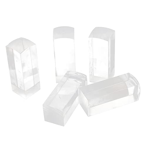 OSALADI 5 Stück Teiliges Transparentes Organisches Stempelset Blanko Stempelmaterie für Diy Bastelprojekte für Farben und Nageldesigns OSALADI 5 Stück Teiliges Transparentes Organisches Stempelset Blanko Stempelmaterie für Diy Bastelprojekte für Farben und Nageldesigns von OSALADI