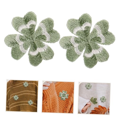 OSALADI 5 Stück Teiliges Vierblättriger Kleeblatt Bügelaufnäher DIY Ersatz Jacken Patches Bunte Stoffapplikationen für Kleidung Hüte Taschen und Schuhe Einfache Anbringung für Patricks OSALADI 5 Stück Teiliges Vierblättriger Kleeblatt Bügelaufnäher DIY Ersatz Jacken Patches Bunte Stoffapplikationen für Kleidung Hüte Taschen und Schuhe Einfache Anbringung für Patricks von OSALADI