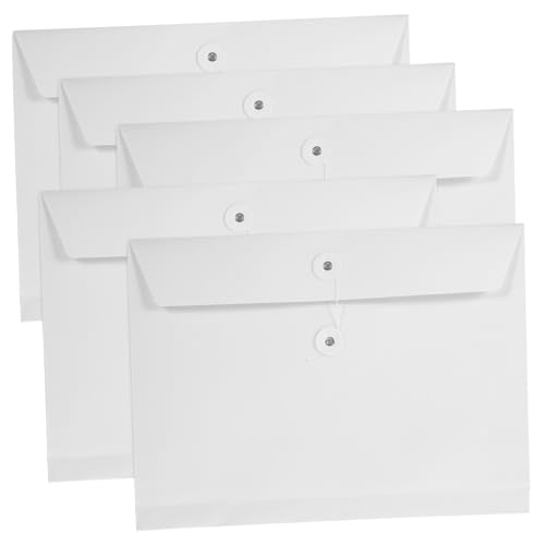 OSALADI 5 Stück Tüte Aus Kraftpapier Dateiordner Tragbare Aktentaschen Aktenumschläge Aus Papier Dateidokumentordner Quittungs-organizer-tasche Praktischer Aktenhalter Dokumentinhaber Weiß OSALADI 5 Stück Tüte Aus Kraftpapier Dateiordner Tragbare Aktentaschen Aktenumschläge Aus Papier Dateidokumentordner Quittungs-organizer-tasche Praktischer Aktenhalter Dokumentinhaber Weiß von OSALADI