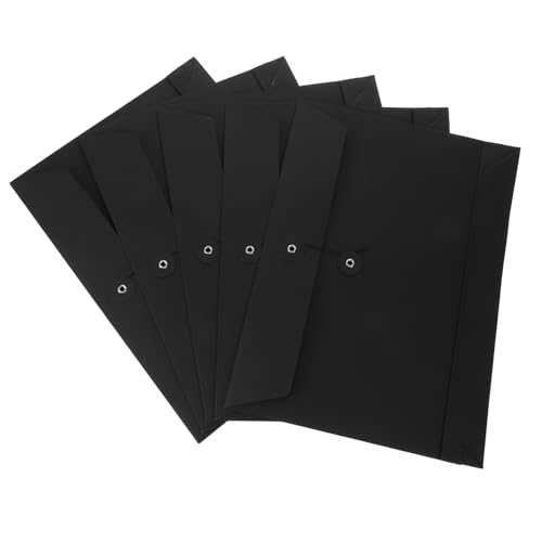 OSALADI 5 Stück Tüte aus Kraftpapier Schule Unterlagen storage boxes aufbwahrungs-box aufbewahrungskiste papiersäckchen papiersäcke Dokumentenmappen dicke Aktentaschen Dateiordner Black OSALADI 5 Stück Tüte aus Kraftpapier Schule Unterlagen storage boxes aufbwahrungs-box aufbewahrungskiste papiersäckchen papiersäcke Dokumentenmappen dicke Aktentaschen Dateiordner Black von OSALADI