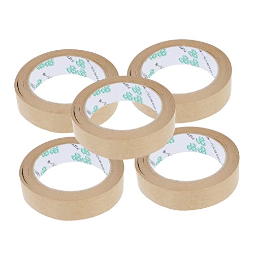 OSALADI 5 Stück Umweltfreundliches Gummiertes Kraftpapier Klebeband Stark Haftend für Verpackungen und Bastelprojekte OSALADI 5 Stück Umweltfreundliches Gummiertes Kraftpapier Klebeband Stark Haftend für Verpackungen und Bastelprojekte von OSALADI