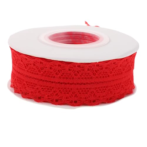 OSALADI 5 Stück Vintage Rote Blüten-spitzenband Floral Besticktes Spitzenband für Hochzeitsdekoration Geschenkverpackung DIY Nähen und Basteln OSALADI 5 Stück Vintage Rote Blüten-spitzenband Floral Besticktes Spitzenband für Hochzeitsdekoration Geschenkverpackung DIY Nähen und Basteln von OSALADI
