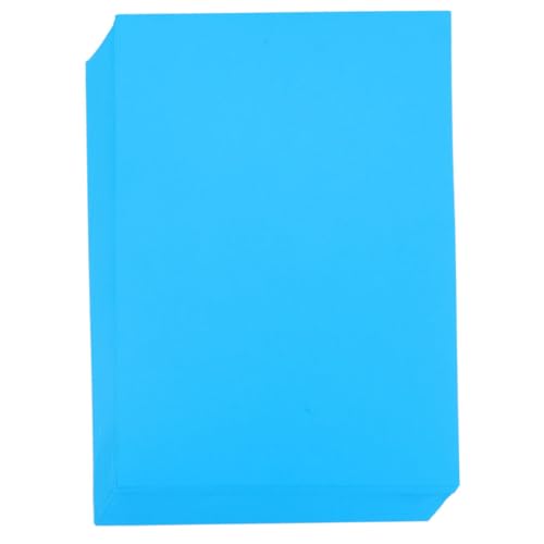 OSALADI 50 Blatt Farbiger Karton Papier Pastellkarton Kartenherstellung Kartenbestand Bastelmaterial Kartenmaterial Für Drucker Kartonkartenbestand Kartenvorrat Blau von OSALADI