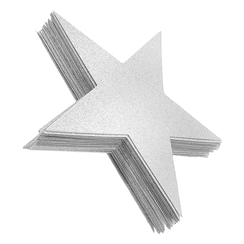 OSALADI 50 Blatt Glitzernsternpapier geschnitten Stern-Papierausschnitte dekoratives Ausschnittdekor papierausschnitt Dekorative Papierausschnitte ausgeschnitten Bastelpapier Silber OSALADI 50 Blatt Glitzernsternpapier geschnitten Stern-Papierausschnitte dekoratives Ausschnittdekor papierausschnitt Dekorative Papierausschnitte ausgeschnitten Bastelpapier Silber von OSALADI