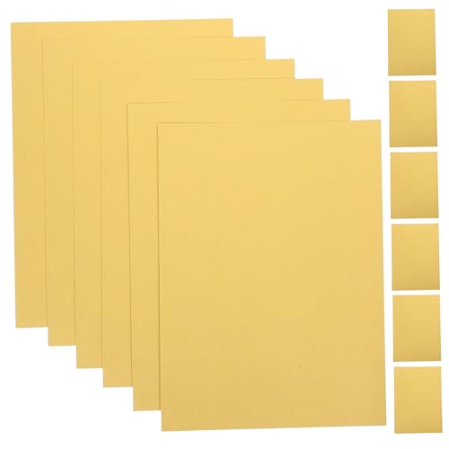OSALADI 50 Blatt Kartonalbum Handwerk Sammelalbum Bedruckbarer Karton Leeres Blatt Scrapbook-karton Kartenmaterial Für Die Kartengestaltung Kartenvorrat Golden Papier OSALADI 50 Blatt Kartonalbum Handwerk Sammelalbum Bedruckbarer Karton Leeres Blatt Scrapbook-karton Kartenmaterial Für Die Kartengestaltung Kartenvorrat Golden Papier von OSALADI