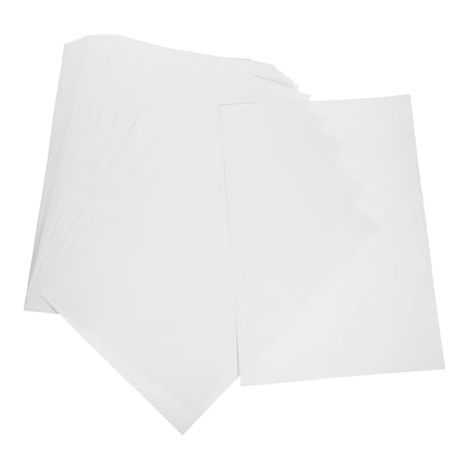 OSALADI 50 Blatt Papier A4 Papierhandwerk Drucker druckbares Papier a4 leeres papier Fotodruckpapier Fotopapier Mehrzweck-A4-Papier Weiß von OSALADI