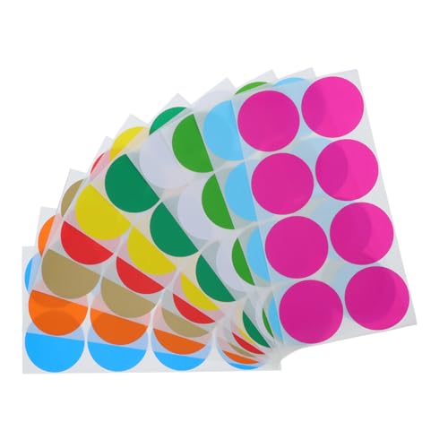 OSALADI 50 Blatt Selbstklebende Etiketten für Flaschen Umschläge und Organisation im Büro und Schule Blanko Rundetiketten Beschriften und Organisieren OSALADI 50 Blatt Selbstklebende Etiketten für Flaschen Umschläge und Organisation im Büro und Schule Blanko Rundetiketten Beschriften und Organisieren von OSALADI
