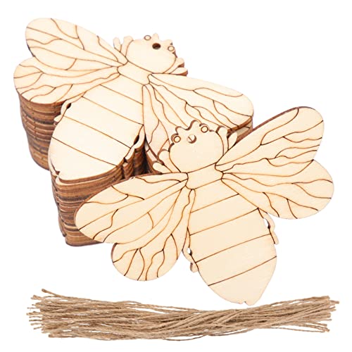 OSALADI 50 Sätze Holz Bienenformen Bastelsets Unfertige Holzstücke für Kreative DIY Dekorationen und Heimpartys für Bastelprojekte OSALADI 50 Sätze Holz Bienenformen Bastelsets Unfertige Holzstücke für Kreative DIY Dekorationen und Heimpartys für Bastelprojekte von OSALADI