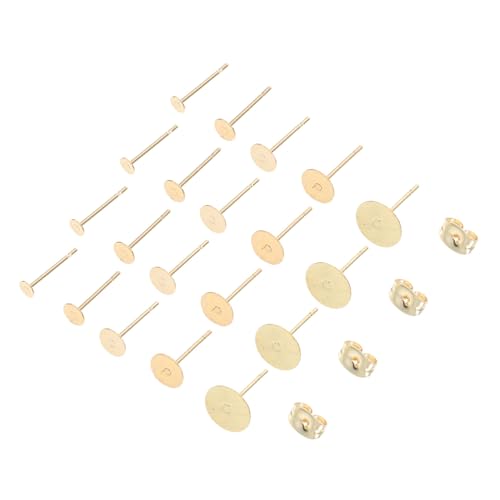 OSALADI 50 Satz Flache Runde Ohrstecker mit Rückteilen Diy Schmuckzubehör für Kreative Ohrringe und Designs OSALADI 50 Satz Flache Runde Ohrstecker mit Rückteilen Diy Schmuckzubehör für Kreative Ohrringe und Designs von OSALADI