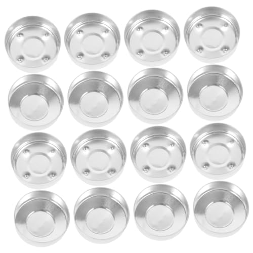 OSALADI 50 Stück Aluminium Kerzenbecher Leere Teelicht Halter für DIY Kerzenherstellung Dekorative Kerzenhalter für Zuhause Robust und Wiederverwendbar OSALADI 50 Stück Aluminium Kerzenbecher Leere Teelicht Halter für DIY Kerzenherstellung Dekorative Kerzenhalter für Zuhause Robust und Wiederverwendbar von OSALADI
