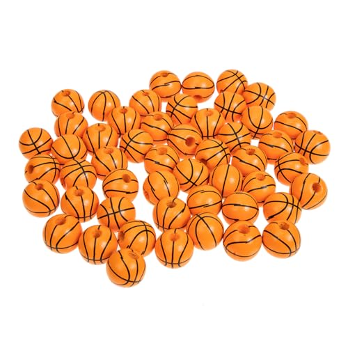 OSALADI 50 Stück Basketball Holzperlen Bunte DIY Spacer Perlen zum Auffädeln für Armbänder Schmuckherstellung Basteln Kreative Holzperlen Zubehör OSALADI 50 Stück Basketball Holzperlen Bunte DIY Spacer Perlen zum Auffädeln für Armbänder Schmuckherstellung Basteln Kreative Holzperlen Zubehör von OSALADI
