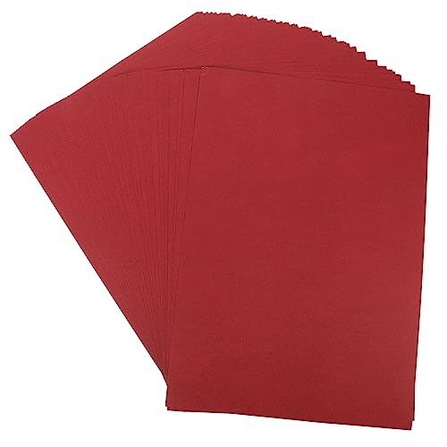 OSALADI 50 Stück Bastelpapier Origami Papier Weinrot für Diy Kunst und Handwerksprojekte Bastelmaterial für Zuhause und Partys von OSALADI
