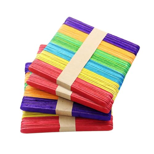 OSALADI 50 Stück Bunte Holzstäbchen DIY Bastelmaterialien Kindergarten Handwerksstäbe Ungiftig Langlebig für Kreative Kinderprojekte und Gruppenaktivitäten OSALADI 50 Stück Bunte Holzstäbchen DIY Bastelmaterialien Kindergarten Handwerksstäbe Ungiftig Langlebig für Kreative Kinderprojekte und Gruppenaktivitäten von OSALADI