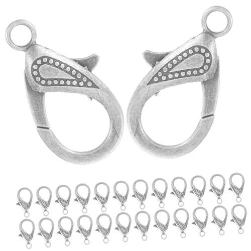 OSALADI 50 Stück DIY Karabinerverschlüsse für Schmuckherstellung Hummerverschluss Zubehör für Armbänder für Projekte und Designs OSALADI 50 Stück DIY Karabinerverschlüsse für Schmuckherstellung Hummerverschluss Zubehör für Armbänder für Projekte und Designs von OSALADI