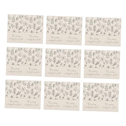 OSALADI 50 Stück Dekorative Box Seal Aufkleber Rechteckige Selbstklebende Etiketten mit Blattmuster für Geschenkschachteln und Verpackungen für Boutiquen und Geschäfte OSALADI 50 Stück Dekorative Box Seal Aufkleber Rechteckige Selbstklebende Etiketten mit Blattmuster für Geschenkschachteln und Verpackungen für Boutiquen und Geschäfte von OSALADI