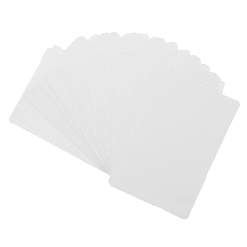 OSALADI 50 Stück Diy Bastelpapiere Leere Postkarten für Kreative Projekte für Persönliche Notizen und Abgerundete Ecken Praktische Bastelmaterialien von OSALADI