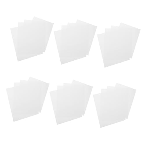 OSALADI 50 Stück Drucken Etikettenaufkleber Kleinunternehmen Labels bedruckbare Namensschilder Aufkleber für Preisschilder druckbare Aufkleber A4-Etiketten Namensetiketten Papier Weiß von OSALADI