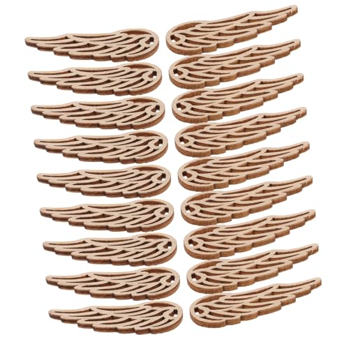 OSALADI 50 Stück Engelsflügel Holzscheiben Unlackiert Naturholz Flügelscheiben für DIY Bastelprojekte Weihnachtsdeko Naturholz Verzierungen Handwerksbedarf OSALADI 50 Stück Engelsflügel Holzscheiben Unlackiert Naturholz Flügelscheiben für DIY Bastelprojekte Weihnachtsdeko Naturholz Verzierungen Handwerksbedarf von OSALADI