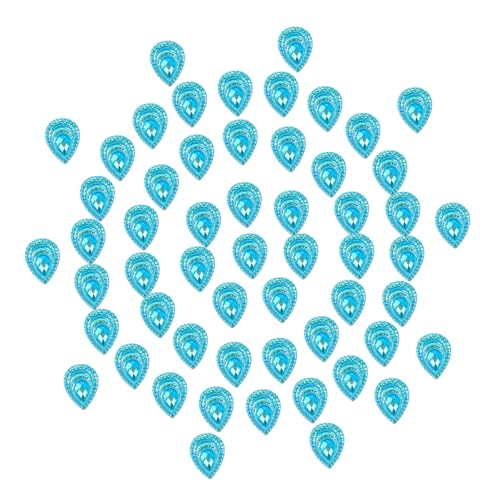 OSALADI 50 Stück Flatback-Verzierungen Handwerk farbig Verzerrungen Strass aufnähen Wohnung bastelt Strasssteine Kristall-Strasssteine Flatback-Edelsteine Plastik Sky-blue OSALADI 50 Stück Flatback-Verzierungen Handwerk farbig Verzerrungen Strass aufnähen Wohnung bastelt Strasssteine Kristall-Strasssteine Flatback-Edelsteine Plastik Sky-blue von OSALADI