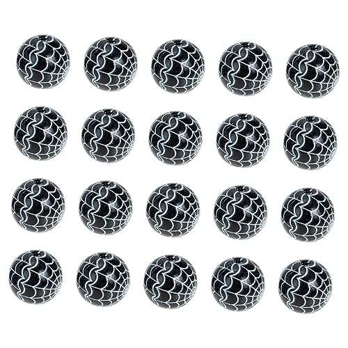 OSALADI 50 Stück Halloween Holzperlen Bunte DIY Spacer Perlen für Bastelarbeiten Glatte Oberfläche Hautfreundlich für Armbänder und Dekorationen OSALADI 50 Stück Halloween Holzperlen Bunte DIY Spacer Perlen für Bastelarbeiten Glatte Oberfläche Hautfreundlich für Armbänder und Dekorationen von OSALADI
