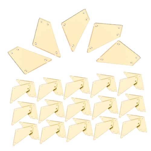 OSALADI 50 Stück Handnähbare Spiegelsteine für Bastelarbeiten Glänzende Dekorationen mit Flachem Boden für Einzigartige DIY Projekte OSALADI 50 Stück Handnähbare Spiegelsteine für Bastelarbeiten Glänzende Dekorationen mit Flachem Boden für Einzigartige DIY Projekte von OSALADI