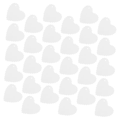 OSALADI 50 Stück Herzförmige Blanko Papierkarten Zum Beschriften Kleine Hängende Kärtchen Für Hochzeit Party Dekoration Anhänger OSALADI 50 Stück Herzförmige Blanko Papierkarten Zum Beschriften Kleine Hängende Kärtchen Für Hochzeit Party Dekoration Anhänger von OSALADI