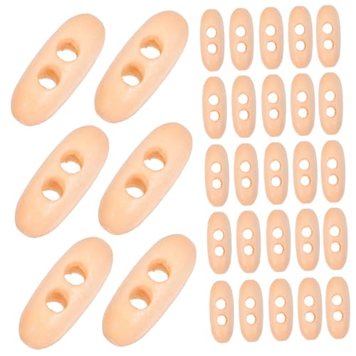 OSALADI 50 Stück Holzknöpfe Oval Zum Nähen Retro Knebelknöpfe Für DIY Kleidung Pullover Mäntel Taschen Und Hüte Vielseitige Bastelknöpfe Für Handarbeit OSALADI 50 Stück Holzknöpfe Oval Zum Nähen Retro Knebelknöpfe Für DIY Kleidung Pullover Mäntel Taschen Und Hüte Vielseitige Bastelknöpfe Für Handarbeit von OSALADI