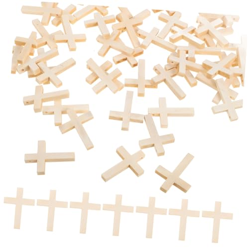 OSALADI 50 Stück Holzkreuz Taschenkreuz Aus Holz Kleines Kreuz Blanko-kreuz-anhänger Anhänger Aus Naturholz Handkreuz Anhänger Mit Jesus-kruzifix-kreuz Aus Holz Mini-kreuz Hölzern Beige OSALADI 50 Stück Holzkreuz Taschenkreuz Aus Holz Kleines Kreuz Blanko-kreuz-anhänger Anhänger Aus Naturholz Handkreuz Anhänger Mit Jesus-kruzifix-kreuz Aus Holz Mini-kreuz Hölzern Beige von OSALADI