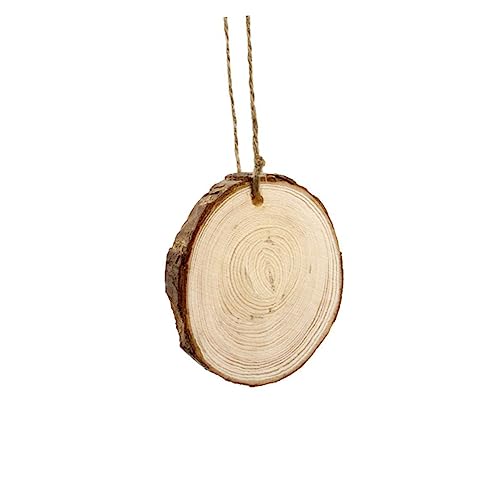OSALADI 50 Stück Holzscheiben für Diy Projekte Natürliche Holzscheiben mit Rinde Hochzeitsdekorationen und Bastelideen Jute Schnur OSALADI 50 Stück Holzscheiben für Diy Projekte Natürliche Holzscheiben mit Rinde Hochzeitsdekorationen und Bastelideen Jute Schnur von OSALADI