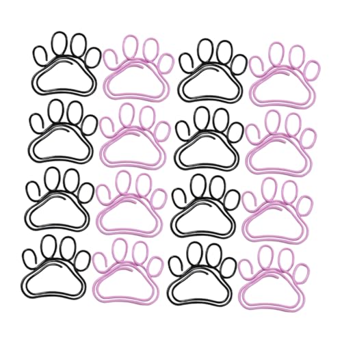 OSALADI 50 Stück Katzenkrallen-Büroklammer Dekorative Papierklammern Büroklammern fürs Büro Befestigungsclips für Dokumente Mehrzweck-Büroklammern Multi-Gebrauchspapierclips Metall von OSALADI