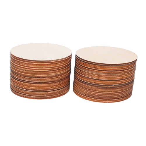 OSALADI 50 Stück Natürliche Runde Holzscheiben Glatte Unlackierte Holzkreise für Basteln Malerei Gravur DIY Dekoration Weihnachts Halloween-ornamente Vielseitige Holzornamente für Heim OSALADI 50 Stück Natürliche Runde Holzscheiben Glatte Unlackierte Holzkreise für Basteln Malerei Gravur DIY Dekoration Weihnachts Halloween-ornamente Vielseitige Holzornamente für Heim von OSALADI