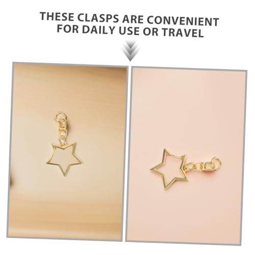 OSALADI 50 Stück Teiliges Metall Sternförmige Drehbare Karabinerhaken Schlüsselanhänger Clips Schlüsselring Zubehör für DIY Schmuck Taschenanhänger Haustierkragen Dekoration OSALADI 50 Stück Teiliges Metall Sternförmige Drehbare Karabinerhaken Schlüsselanhänger Clips Schlüsselring Zubehör für DIY Schmuck Taschenanhänger Haustierkragen Dekoration von OSALADI
