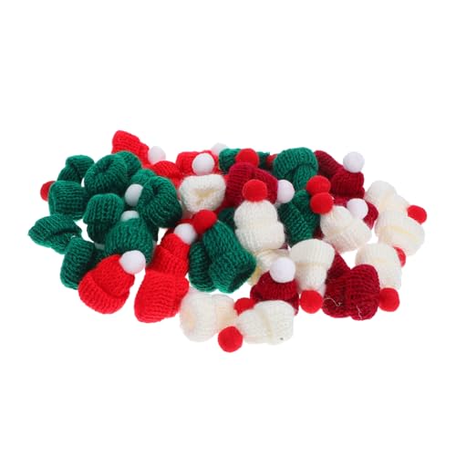 OSALADI 50 Stück Teiliges Mini Strickmützen aus Wolle Kleine Robuste Weihnachtsmützen für Puppen Schneemann-deko und DIY Bastelprojekte für Festliche Ornamente und Handarbeiten OSALADI 50 Stück Teiliges Mini Strickmützen aus Wolle Kleine Robuste Weihnachtsmützen für Puppen Schneemann-deko und DIY Bastelprojekte für Festliche Ornamente und Handarbeiten von OSALADI