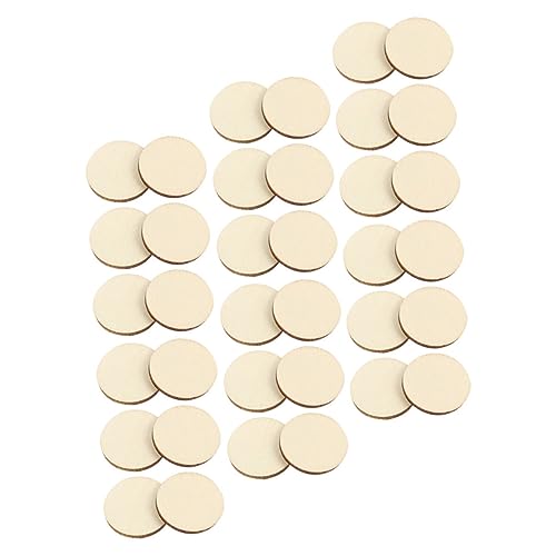 OSALADI 50 Stück Teiliges Runde Holzscheiben Naturbelassen Unvollendete Holzkreise zum Basteln DIY Accessory Blank Wooden Paint Crafts für Kunsthandwerk Hochzeit Dekoration OSALADI 50 Stück Teiliges Runde Holzscheiben Naturbelassen Unvollendete Holzkreise zum Basteln DIY Accessory Blank Wooden Paint Crafts für Kunsthandwerk Hochzeit Dekoration von OSALADI