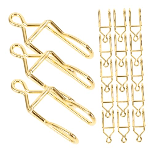 OSALADI 50 Stück Uhrenkettenverschlüsse Verschluss einer Taschenuhr Kettenteile für Taschenuhren Schnalle DIY Taschenuhr-Kettenclips Uhrenketten-DIY-Zubehör eiserne Klammern Eisen Golden OSALADI 50 Stück Uhrenkettenverschlüsse Verschluss einer Taschenuhr Kettenteile für Taschenuhren Schnalle DIY Taschenuhr-Kettenclips Uhrenketten-DIY-Zubehör eiserne Klammern Eisen Golden von OSALADI