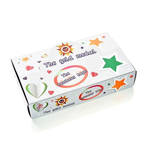 OSALADI 50 Stück Washi Tape Bunte Diy Papierbänder für Tagebuch Notizbuch und Scrapbooking Dekorative Klebebänder zur Verschönerung von Alben und Geschenken Gemischte Farben von OSALADI