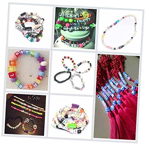 OSALADI 500 Stück Acryl Buchstabenperlen Set Bunte DIY Perlen für Armbänder Halsketten Schmuckherstellung Farbige Alphabet Buchstaben Lernspielzeug Bastelzubehör OSALADI 500 Stück Acryl Buchstabenperlen Set Bunte DIY Perlen für Armbänder Halsketten Schmuckherstellung Farbige Alphabet Buchstaben Lernspielzeug Bastelzubehör von OSALADI