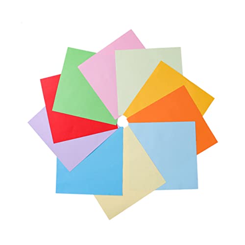 OSALADI 500 Stück Buntes Papier Farbiges Origami Papier Farben für Bastelprojekte DIY Dekoration und Schulprojekte um Kreativität und Geschicklichkeit zu Fördern von OSALADI