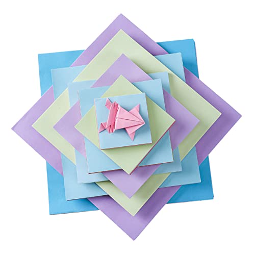 OSALADI 500 Stück Faltpapier für Buntes Papier Farben für Kreative Bastelprojekte Schulprojekte und Diy Dekorationen für Fördern von Kreativität und Geschicklichkeit von OSALADI