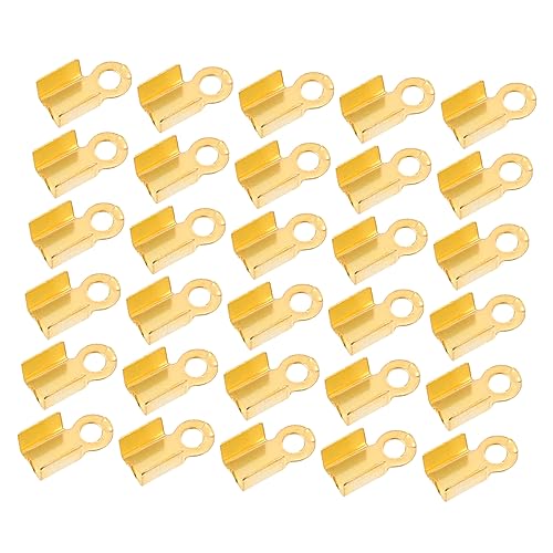 OSALADI 500 Stück Glatte Klammern für Schmuckherstellung Metall Clips für Lederbänder Armbänder und Diy Projekte OSALADI 500 Stück Glatte Klammern für Schmuckherstellung Metall Clips für Lederbänder Armbänder und Diy Projekte von OSALADI