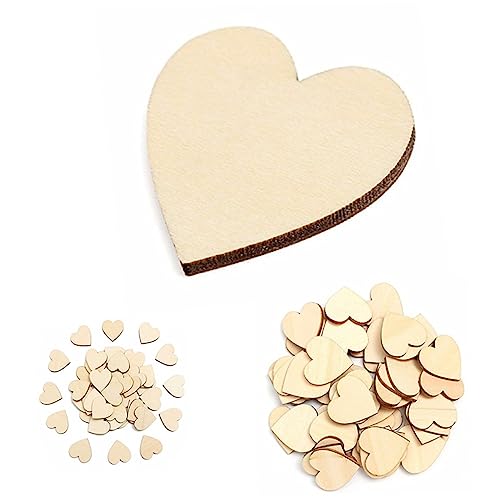 OSALADI 50Stücke Herz Holzscheiben Unlackiert Natürlicher DIY Bastelverzierungen für Hochzeiten Weihnachten und Projekte OSALADI 50Stücke Herz Holzscheiben Unlackiert Natürlicher DIY Bastelverzierungen für Hochzeiten Weihnachten und Projekte von OSALADI