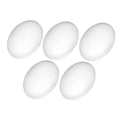 OSALADI 50Stücke Ovale Glascabochons für Schmuckherstellung DIY Bastelprojekte Fotoanhänger und Magneten für Anwendungen von OSALADI