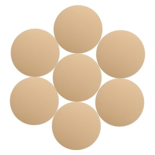 OSALADI 50Stücke Runde Karten Kraftpapier für DIY Zeichnen Malerei Grundlage für Projekte Leicht und Tragbar für Erwachsene von OSALADI