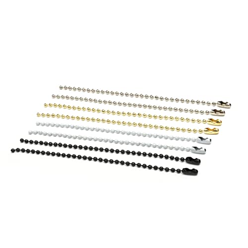OSALADI 50Stücke Verstellbare Kugelkette Schlüsselanhänger Metall für DIY Projekte Hundemarken und Anhänger Goldfarbe OSALADI 50Stücke Verstellbare Kugelkette Schlüsselanhänger Metall für DIY Projekte Hundemarken und Anhänger Goldfarbe von OSALADI